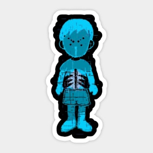 Tarantula person Caribena versicolor spiderling Sticker